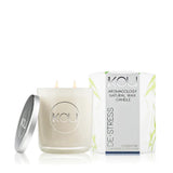 iKOU Aromacology Candle Glass -De-Stress - Small