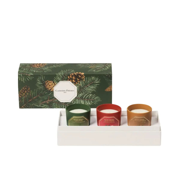 Carriere Freres Festive Pine Coffret Trio 3x70g Carriere Freres - Beauty Affairs 1