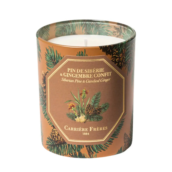 Carriere Freres Festive Pine & Candied Ginger Candle 185g Carriere Freres - Beauty Affairs 1