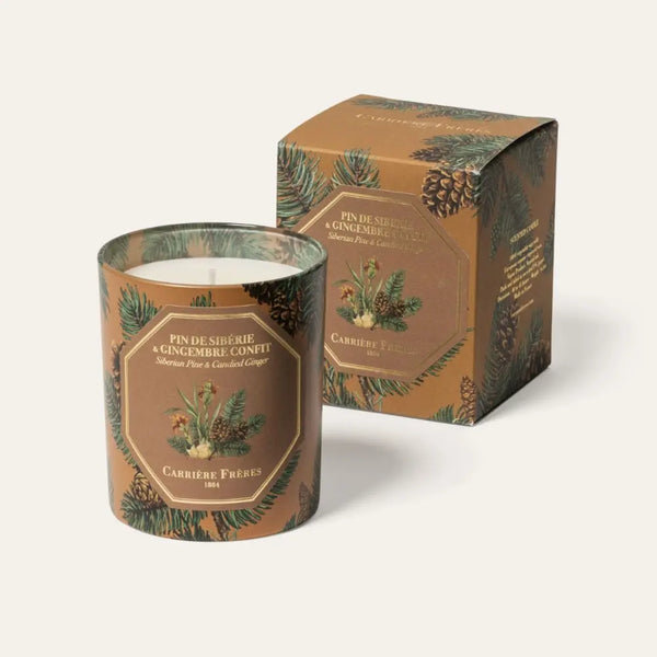 Carriere Freres Festive Pine & Candied Ginger Candle 185g Carriere Freres - Beauty Affairs 2