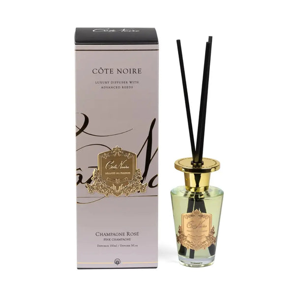 Cote Noire Diffuser Pink Champagne Cote Noire (150ml Gold) - Beauty Affairs 1