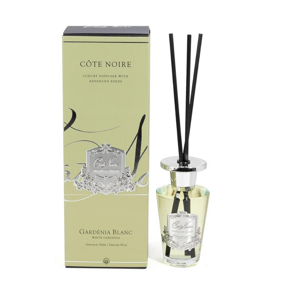 Cote Noire Diffuser Gardenia (150ml Silver) - Beauty Affairs 1