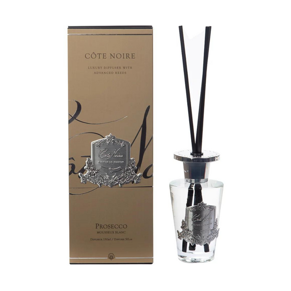 Cote Noire Diffuser Prosecco (150ml Silver) - Beauty Affairs 1