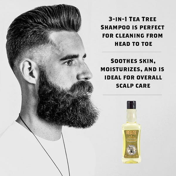 Reuzel 3-in-1 Tea Tree Shampoo - Beauty Affairs 2