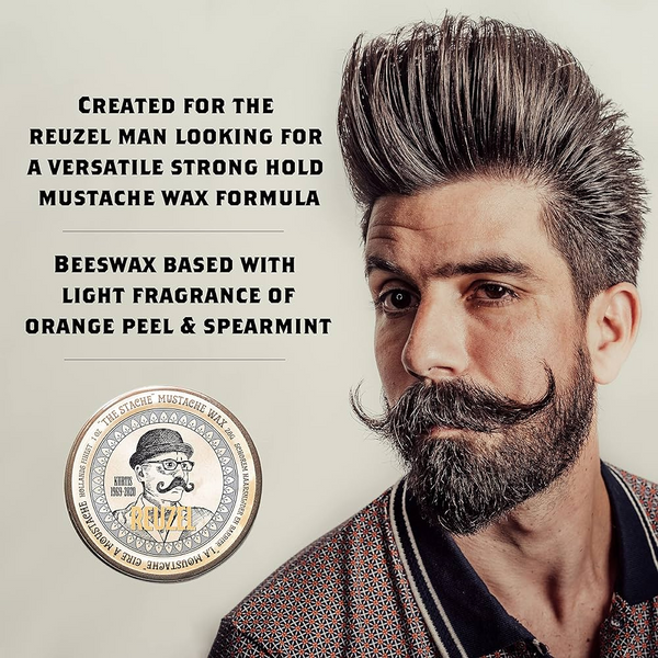 Reuzel "The Stache" Mustache Wax 28g Strong Hold Low Shine - Beauty Affairs 2