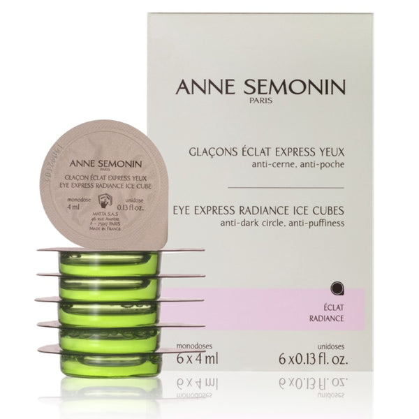 Anne Semonin Eye Express Radiance Ice Cubes 4ml x6 - Beauty Affairs1