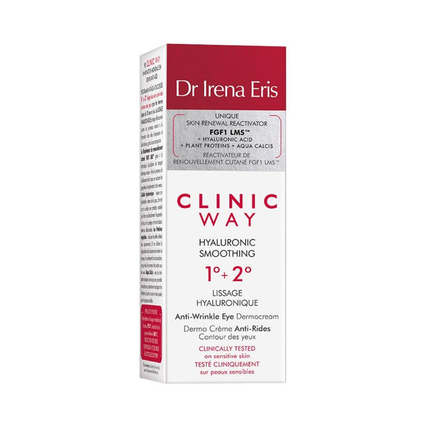 Dr Irena Eris Clinic Way Eye Care Hyaluronic Smoothing Anti-Wrinkle Dermo Cream 1° & 2° Dr Irena Eris