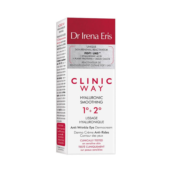 Dr Irena Eris Clinic Way Eye Care Hyaluronic Smoothing Anti-Wrinkle Dermo Cream 1° & 2° Dr Irena Eris