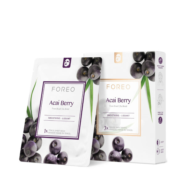 Foreo Acai Berry Sheet Mask 20g x 3 sachets Foreo