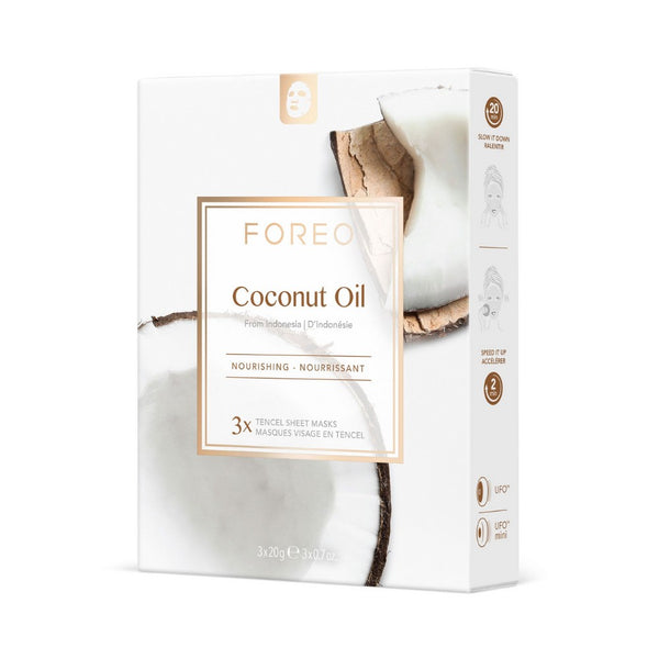 Foreo Coconut Oil Sheet Mask 20g x 3 sachets - Beauty Affairs2