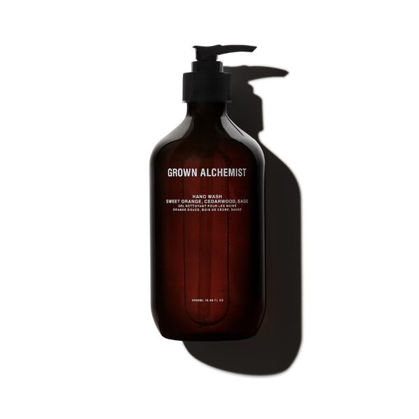 Grown Alchemist Hand Wash: Sweet Orange, Cedarwood, Sage 500ml - Beauty Affairs1