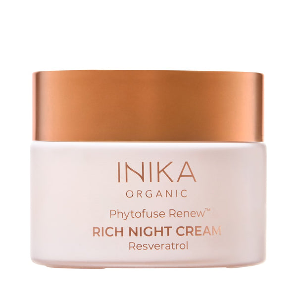 INIKA  Organic Phytofuse Renew™ Rich Night Cream 50ml - Beauty Affairs1
