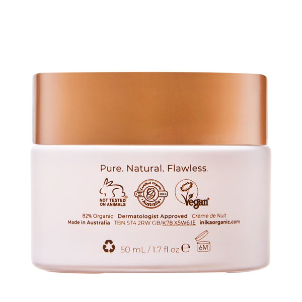 INIKA Organic Phytofuse Renew™ Night Cream 50ml - Beauty Affairs2