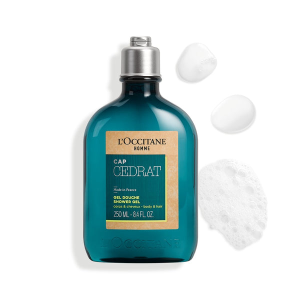 L'Occitane Homme Cap Cedrat Shower Gel 250ml - Beauty Affairs2