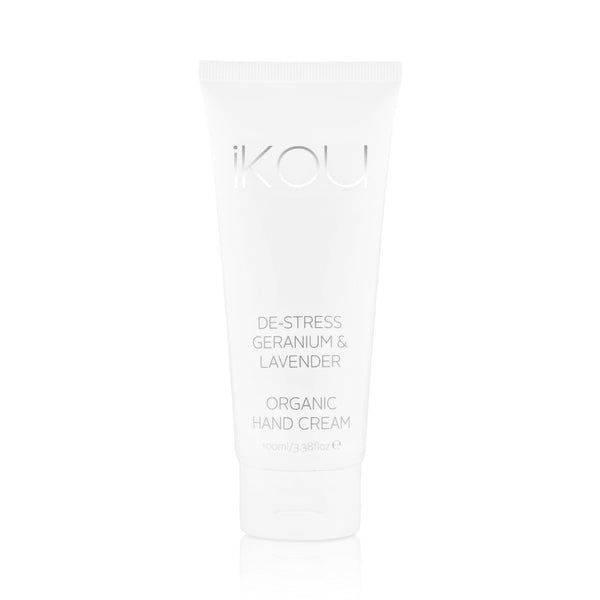 iKOU De-Stress Geranium & Lavender Organic Hand Cream - Beauty Affairs